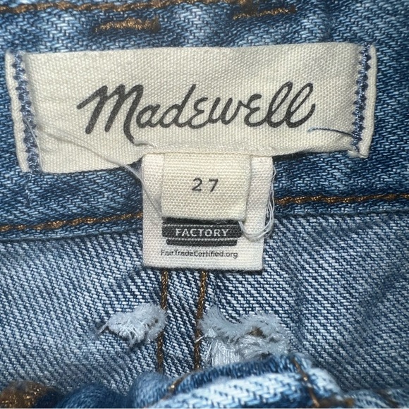 Madewell Baggy Straight Cargo Jeans Zip Off Edition Sz 27 - Picture 4 of 16